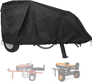 Log Splitter Cover Waterproof Oxford Cloth 83" x 45" x 39" Suitable for 15-45 ton Gas or Electric Log Splitters Weather-Resistant Wood Splitter Cover