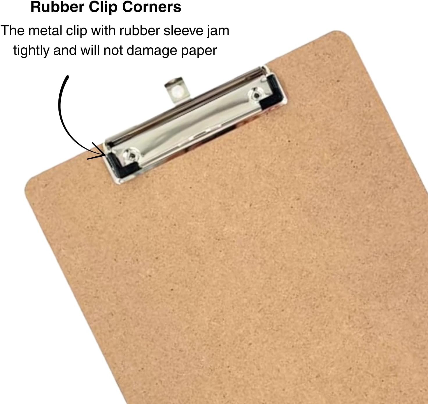 A4 Quality Wooden Clipboard with Hanging Hole