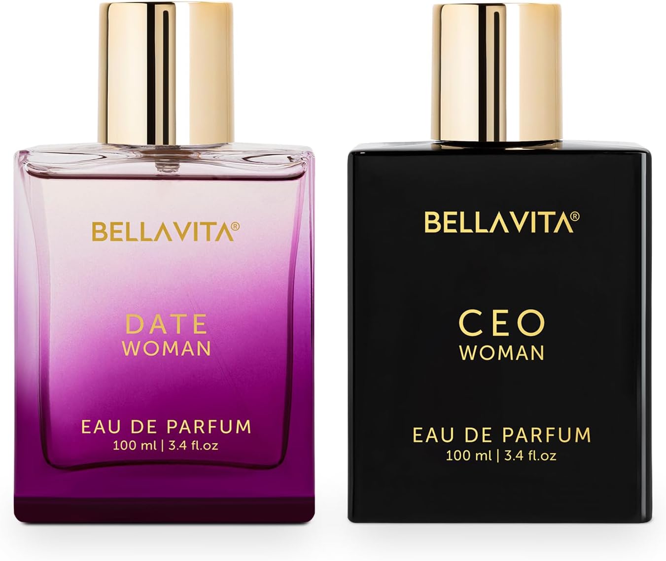 Women Woody, Floral Ceo & Date Edp Liquid Perfumes Combo, Pack Of 2 Premium Long Lasting Fragrance Scents, 100 Ml Each