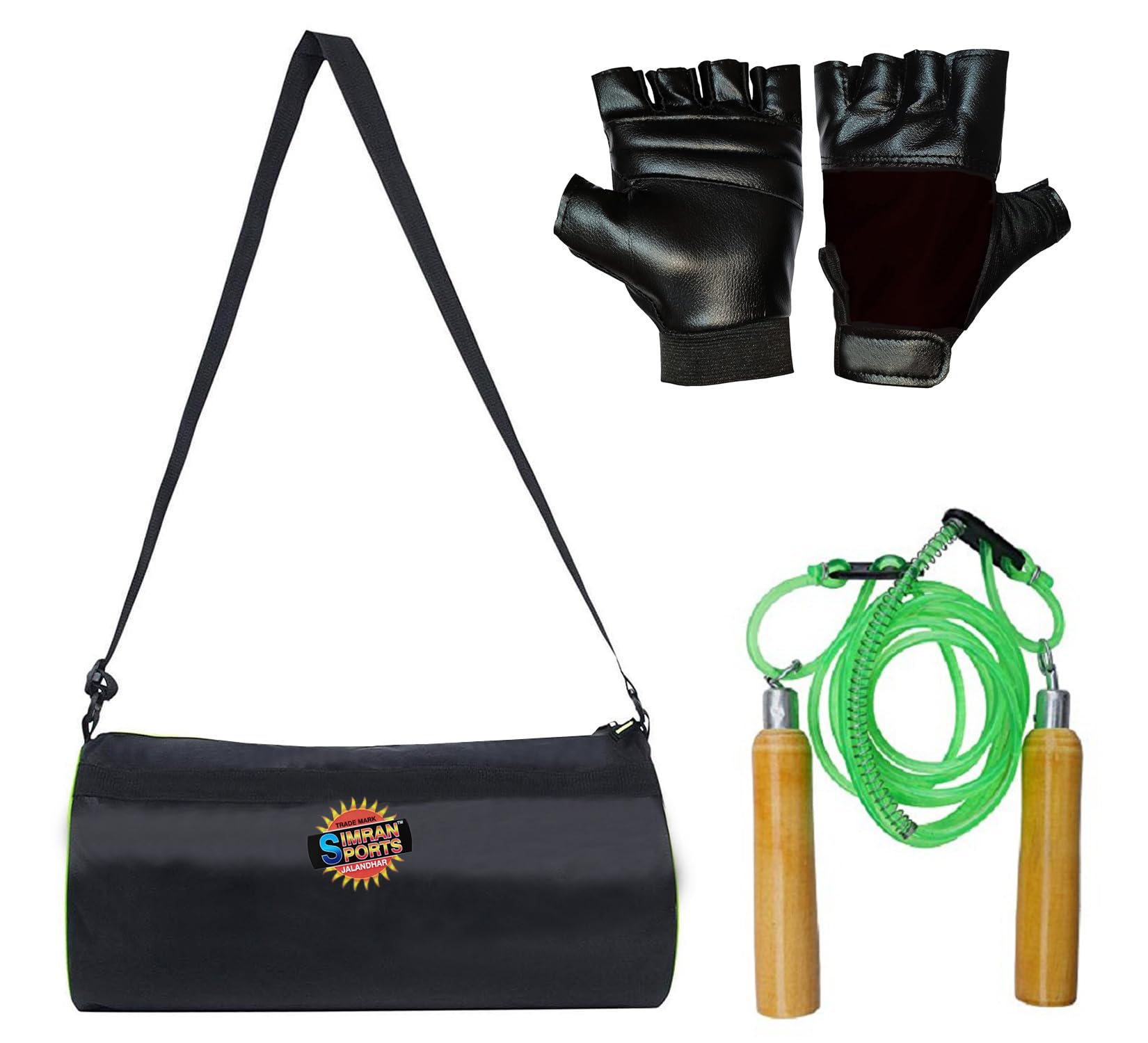 simran sports Home Gym Accessories Gym Bag with Skipping Rope and Gym Gloves-picture-23