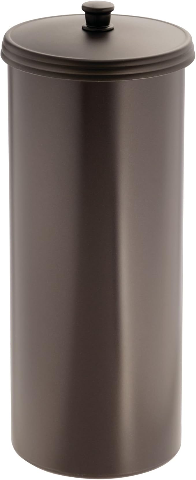 iDesign Kent Plastic Toilet Paper Tissue Roll Reserve