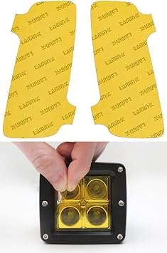Lamin-x Custom Fit Yellow Fog Light Covers for Ford Focus RS 16-