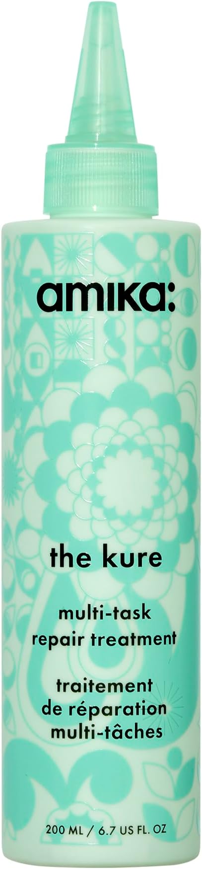 the kure multi-task strength hair treatment - bond fortifying in-shower or leave-in hair mask - helps reduces breakage + strengthens damaged + chemically-treated strands (200 ml)