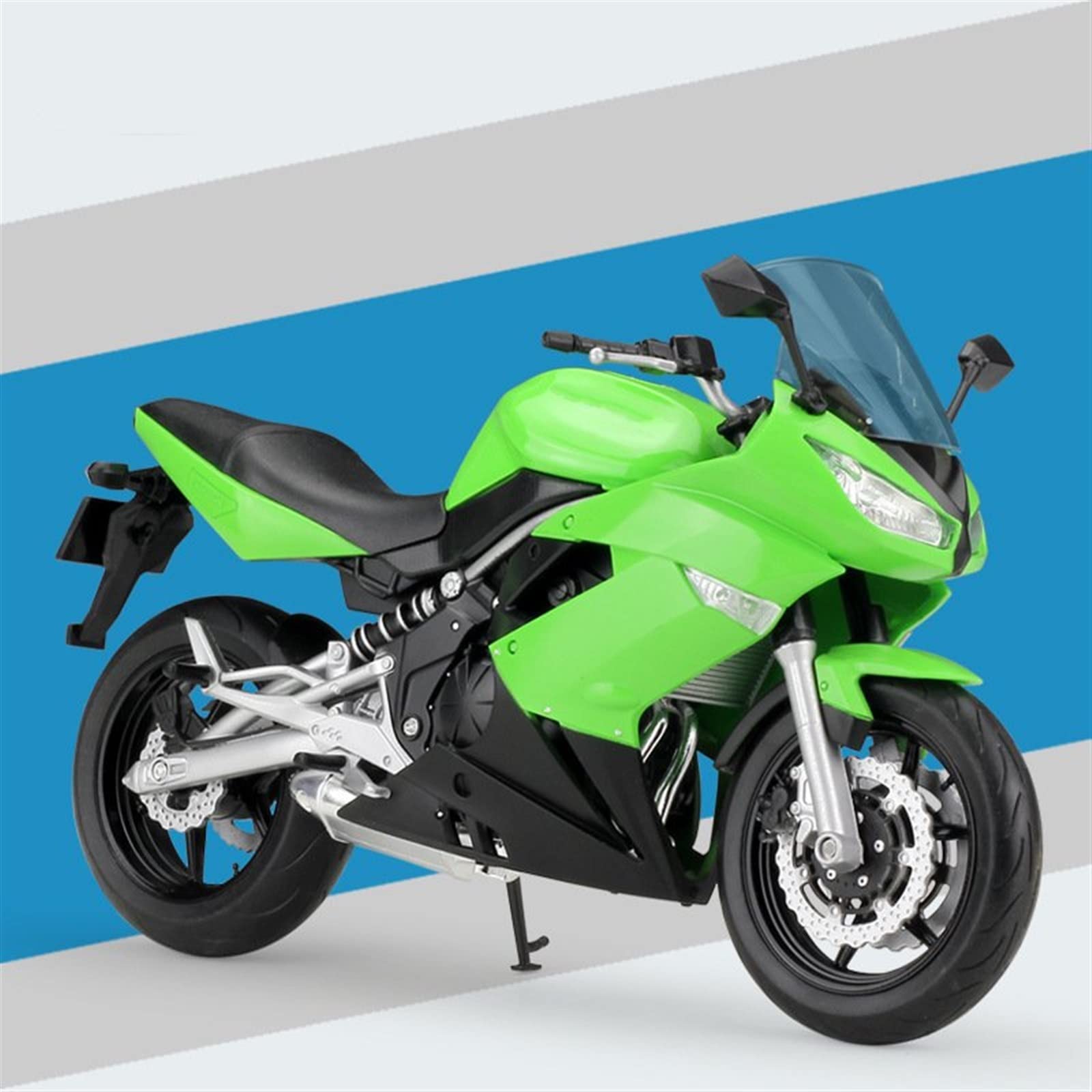 SEYXF Motorbike Toy Motorcycle Toys Collection 1:10 for Kawasaki Ninja 650R Alloy Model Diecast Metal Gift