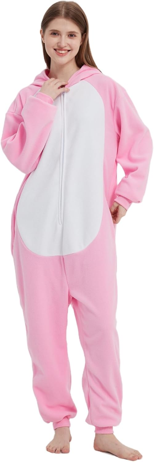 Onesie Adult Animal Costume Halloween Christmas Cosplay Sleepwear Funny One-Piece Pajamas for Women Men and Teen - Image 3