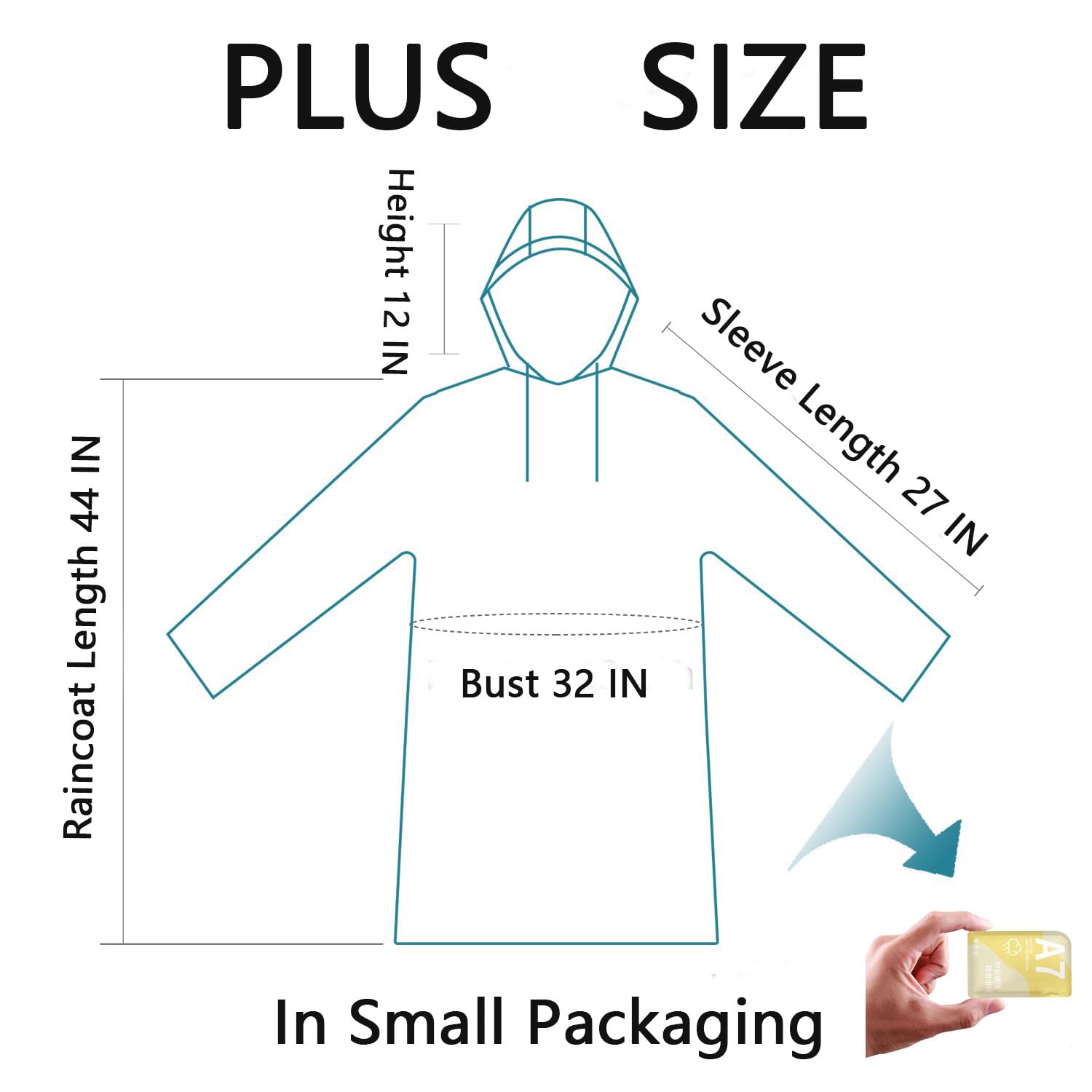 Vialaciger Disposable Rain Poncho Emergency Ponchos Rain Coat for Adults Kids Compact Size 7 Packs 7 Color, Adult-colorful, M-L 1
