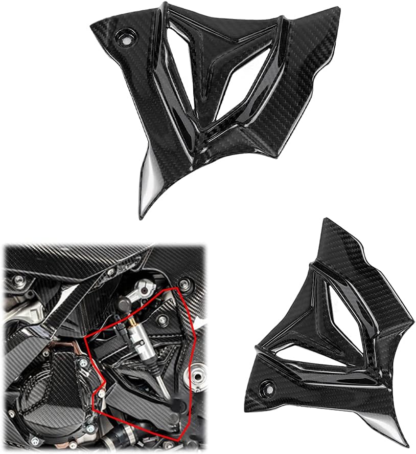 S1000RR Carbon Fiber Sprocket Cover Fairing Pandel Protector Bodywork Motorcycle M1000RR Carbon Fiber Modified For S1000RR 2019 2020 2021 (Sprocket Cover)