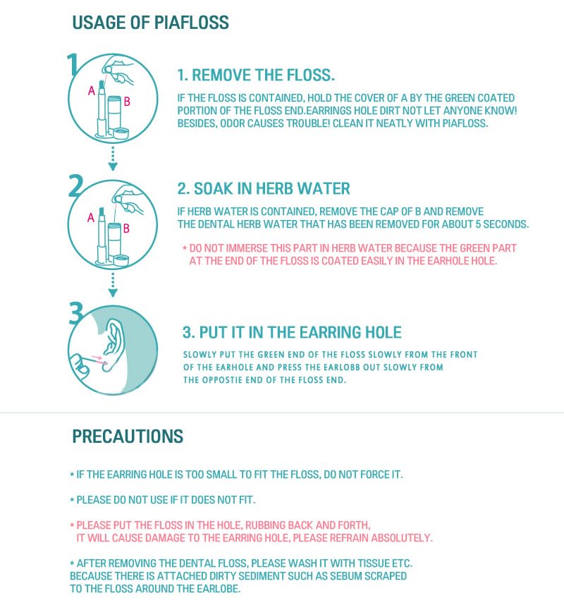 Miniatura 5 de Piercing Aftercare Piercing Pendientes Agujero Limpiador Rosa (Rosa)