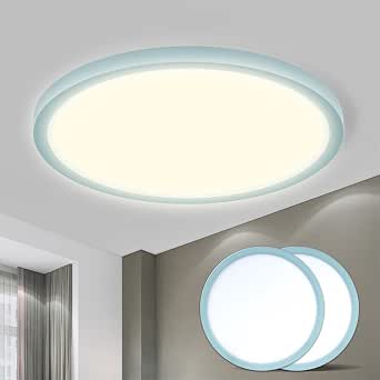 Produktbild von LED Deckenleuchte Rund IP44 – Spritzwassergeschützt, Warm/kaltweiß, 220V, In 5 Größen, Von Wowspeed
