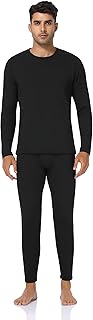 Thermounterwäsche Sets Herren, Funktionsunterwäsche Winter Skiunterwäsche Innenfleece Thermo Unterwäsche