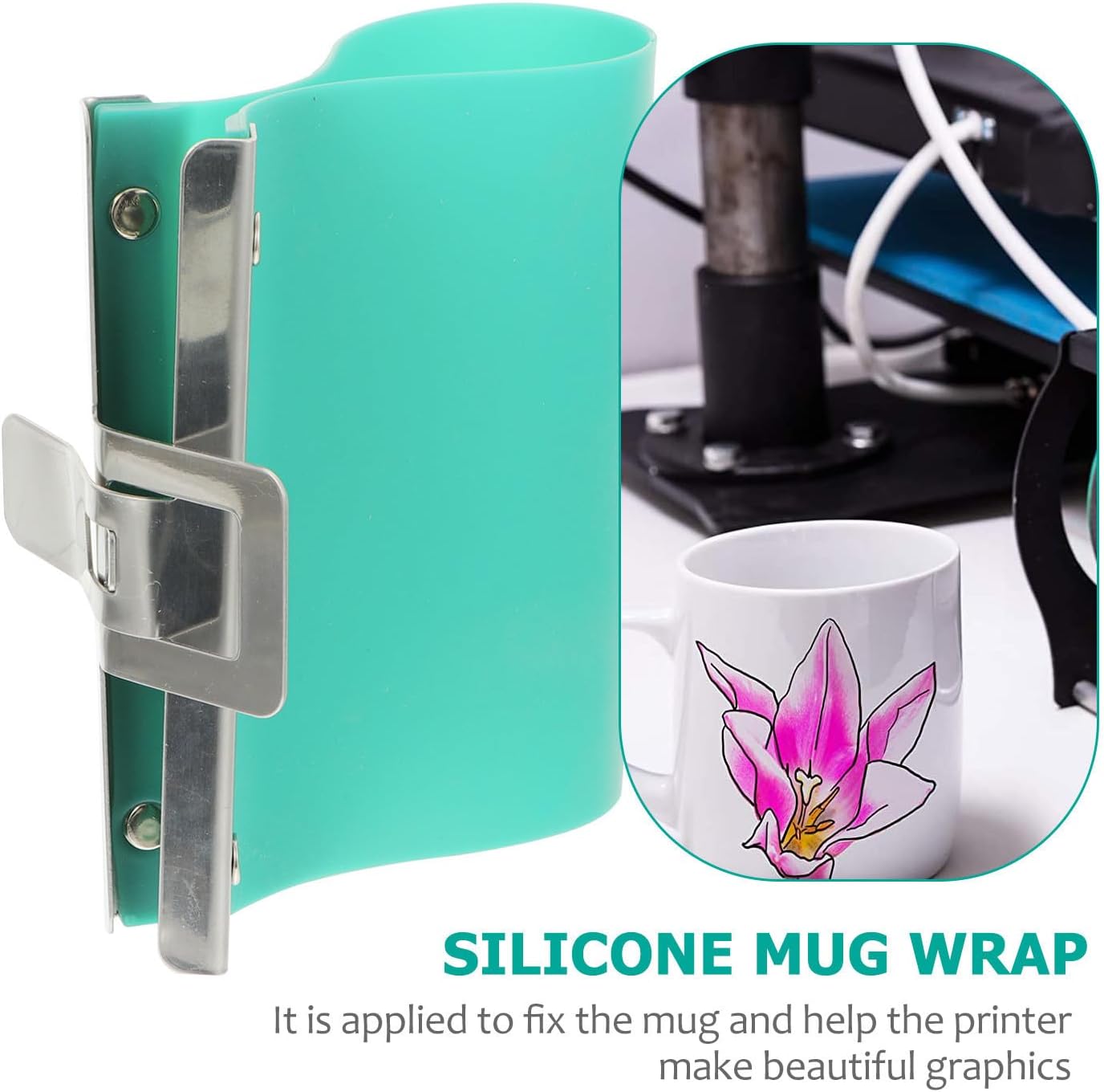 D Sublimation Silicone 15 Oz Mug Clamp Fixture for Mugs Printing image 5