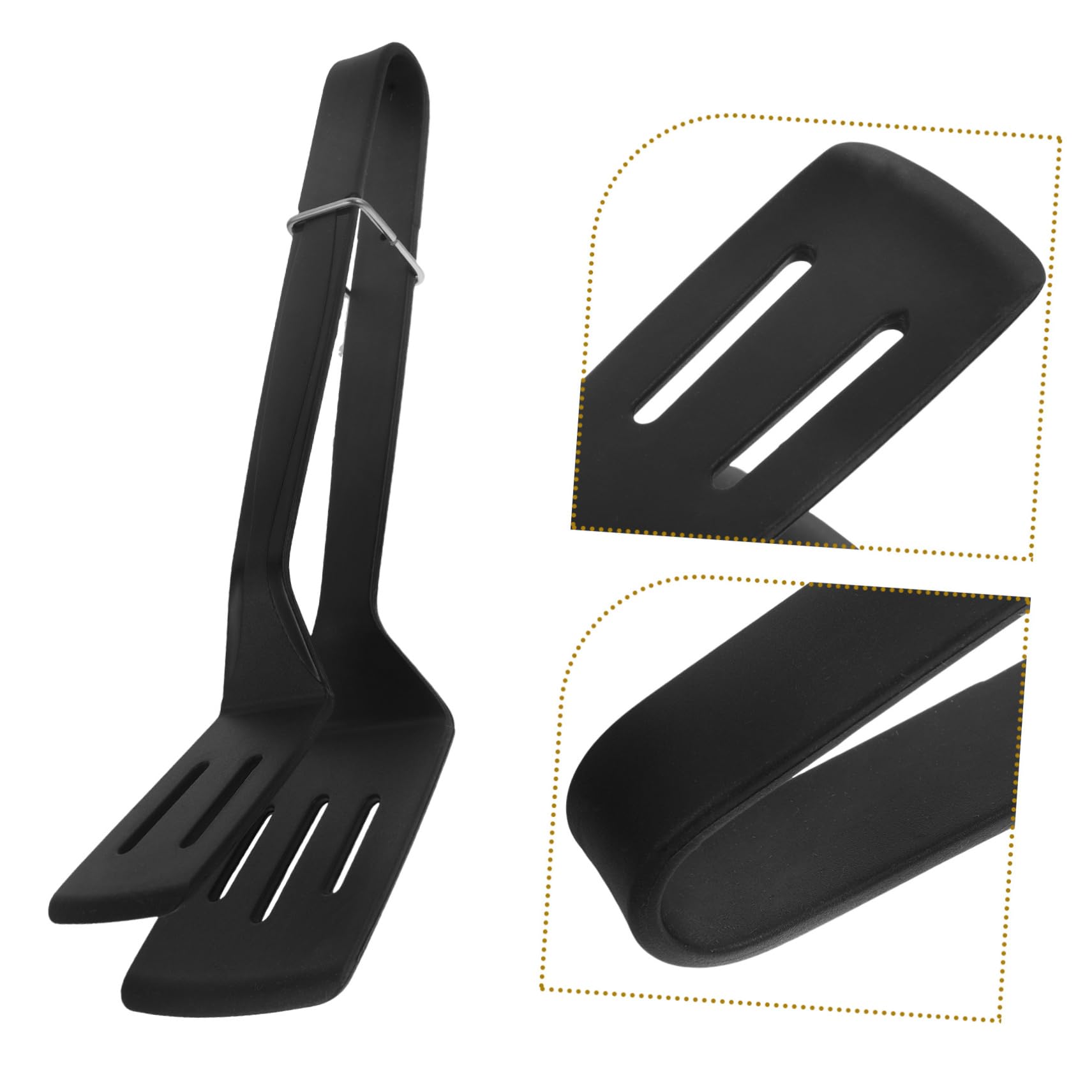 TOYANDONA 3 Stück Kochzange Multifunktionale Küchenzange Spatel für Steak und Grillen Hitzebeständig Antihaftbeschichtet für Braten und Servieren