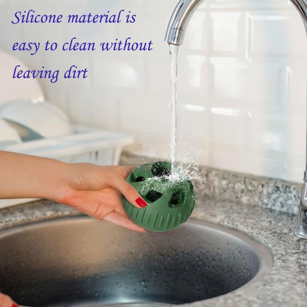 インタラクティブシリコン犬用噛むボール - 子犬と犬のためのスローフィーダー&amp;歯科健康おもちゃ - 掃除が簡単で耐久性があり