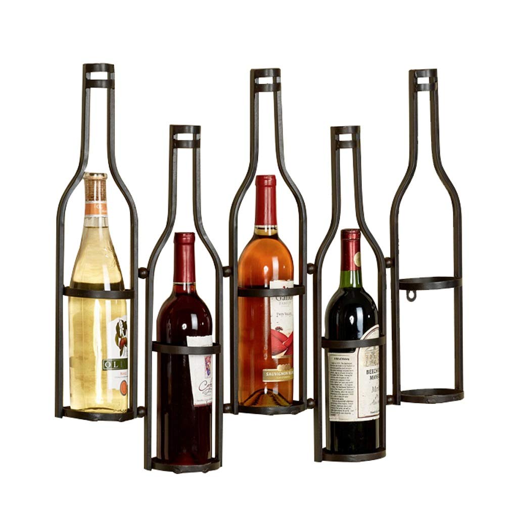 Casier à vin rétro en fer forgé pour sublimer vos soirées au salon