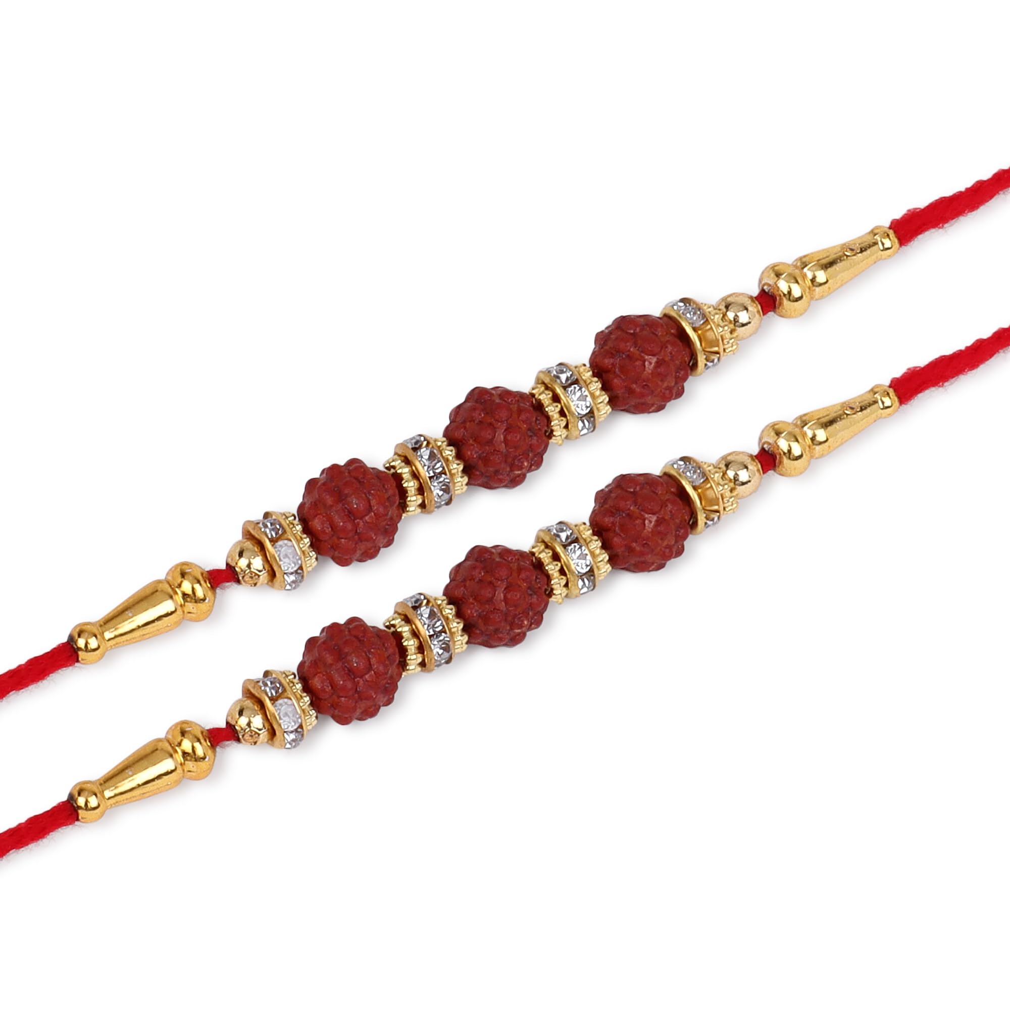 Nemi Enterprises Rudraksh Daimond Ring Rakhi For Brother | Sister | Family With Roli Chawal (Set of 2)(NE 255) (B0CDH2GZJR) Amazon Price History, Amazon Price Tracker