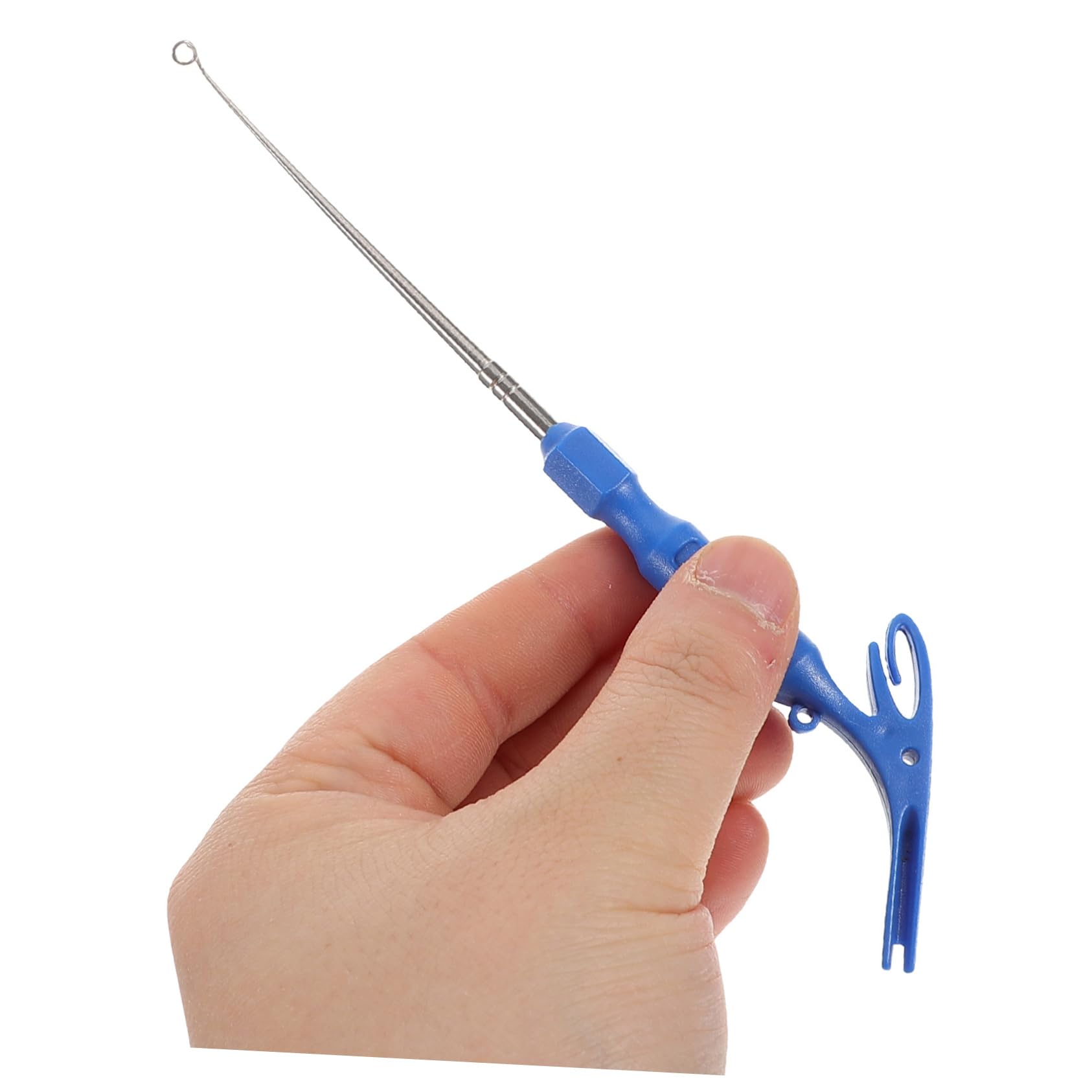 Toyvian engins de pêche extracteur d'hameçon Requin extracteur d'hameçons en Acier Inoxydable Hameçon extracteur Outil de pêche Outil pour enlever Les hameçons Pince à hameçon Abdos Rouge