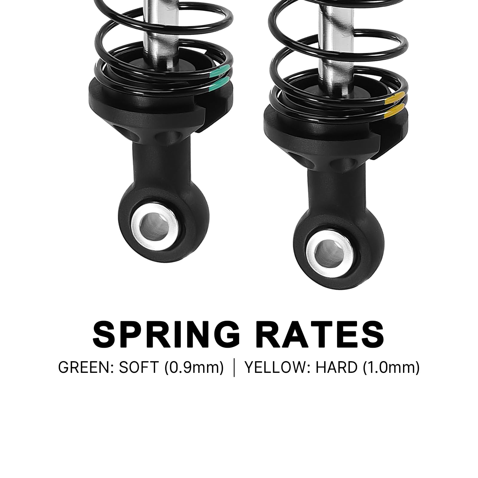 INJORA DRX 90&100mm Dual-rate Spring Oil Shocks for TRX4 SCX10 1/10 RC Crawler - 3