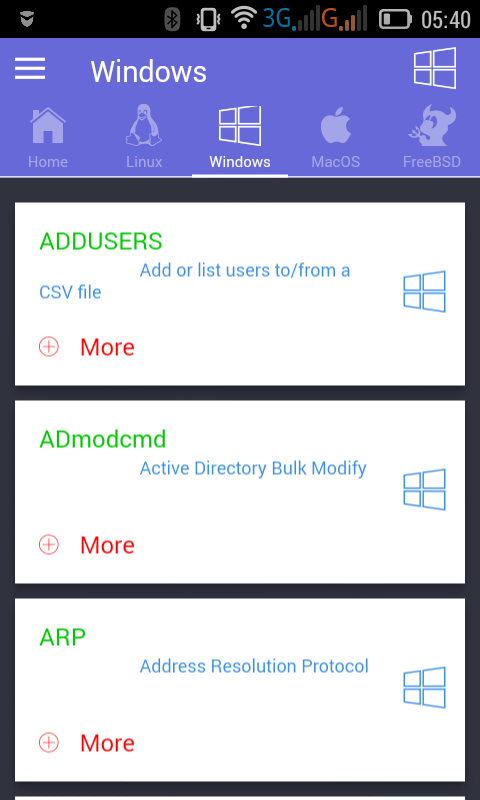 CommandEx Command Line Reference - App on Amazon Appstore