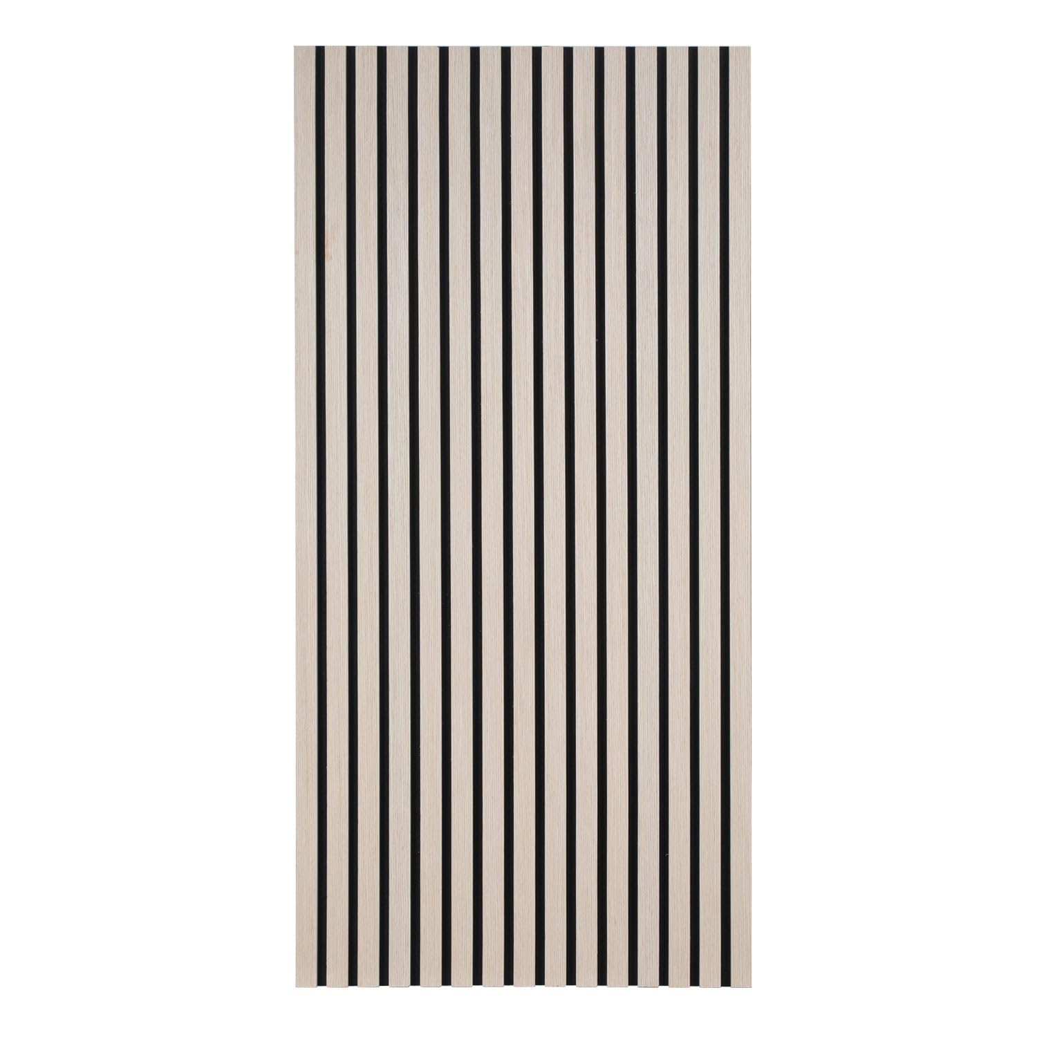 Drewniane panele akustyczne, 2,88 ㎡ – zestaw 4 szt. 120 x 60 cm, panele ścienne, panele ścienne 3D, panele ścienne na filcu, naturalny dąb, do salonu, biura domowego, studia