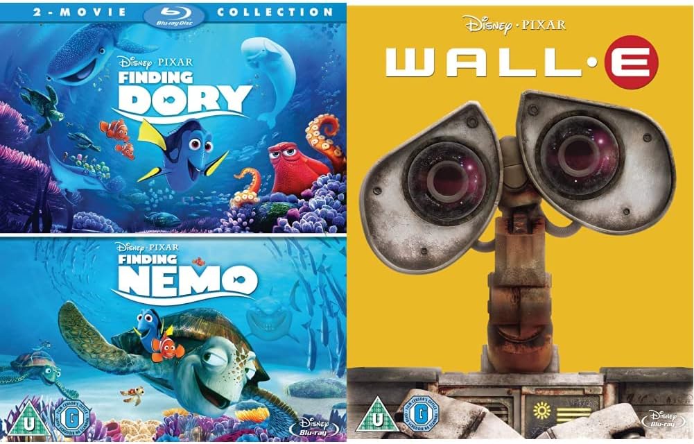 Finding Dory/ Finding Nemo Double Pack [Blu-ray] & WALL-E [Blu-ray]
