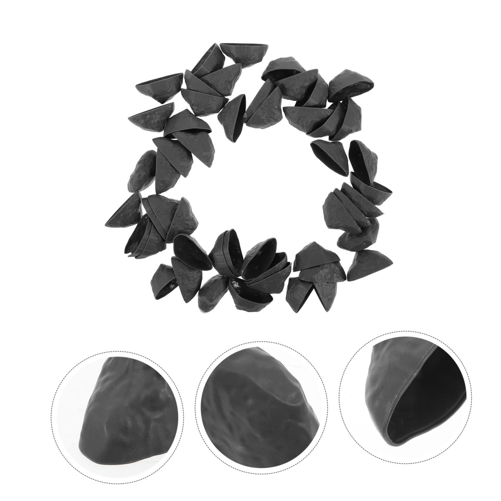 Mipcase 50pezzi Rocche Per Mini Rocciosi Decorazioni in Pietra in Miniatura Modelli in Mattoni Artificiali Piccole Rocche Per Lavoretti in Miniatura Per Abbellimento Paesaggio Acq
