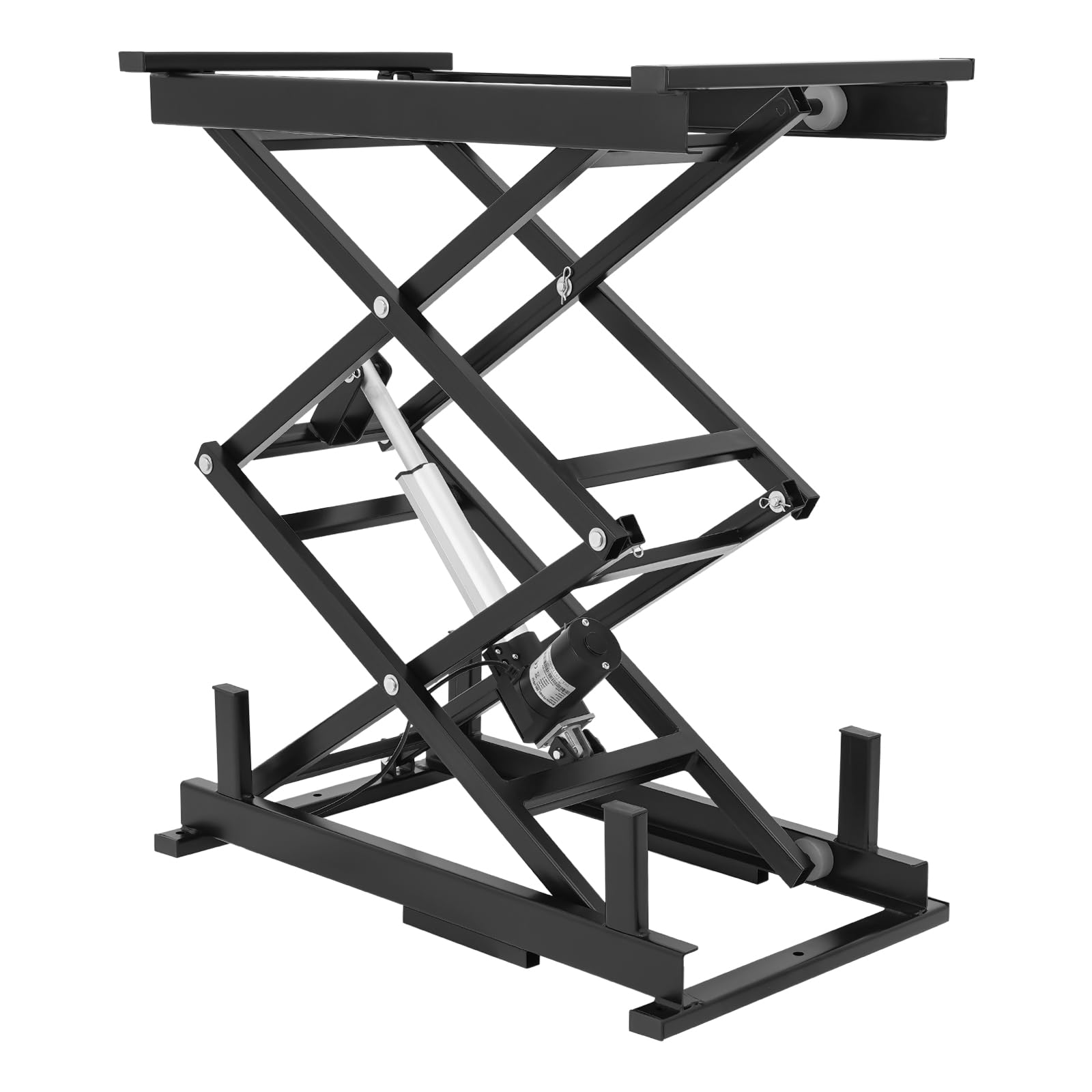 Elektrischer Scherenhubtisch, Höhenverstellbarer Hubtisch 26,5-127 cm 24V