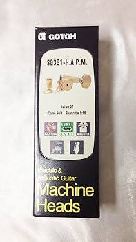 GOTOHペグセット SG381-07L/CR H.A.P.M 6個セット新品 GOTOH ( ゴトー ) SG381-HAPM-07-L6-Chrome 送料無料 | サウンド