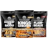 Southern Fry Kings New Orleans Seafood and Chicken Fry Batter Mix, Fried Chicken and Seafood Frying Seasoning Coating Mix with Creole Spice, 3 Flavors Variety Gift Pack, 2.25lbs Each