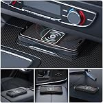 Wireless Car Charger for Ford Explorer 2000-2026, 20W Type-C/USB Wireless Charging Pad Non-Slip Wireless Charger,B-30cm USB Cable Plug