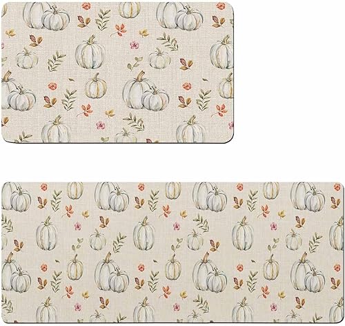 Tapete de baño retro con diseño de calabaza para bañera, antideslizante, de secado rápido y absorbente, tierra de diatomeas, fregadero, dormitorio,