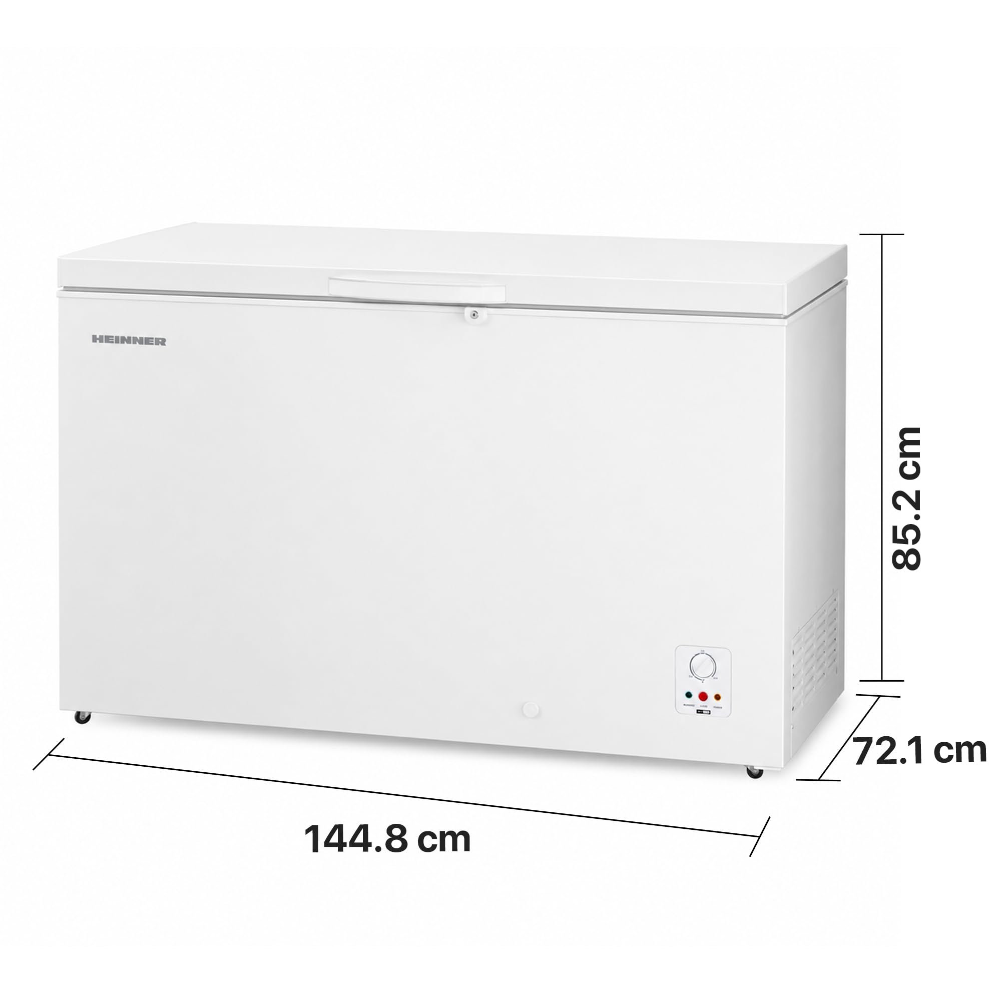 HCF-HS420E++ Side-by-Side Kühl-Gefrierkombination – 420 L Gesamtvolumen, No-Frost-Technologie, Energieklasse E, LED-Innenbeleuchtung, Touch-Bedienung, Weiß – 5 Jahre Garantie