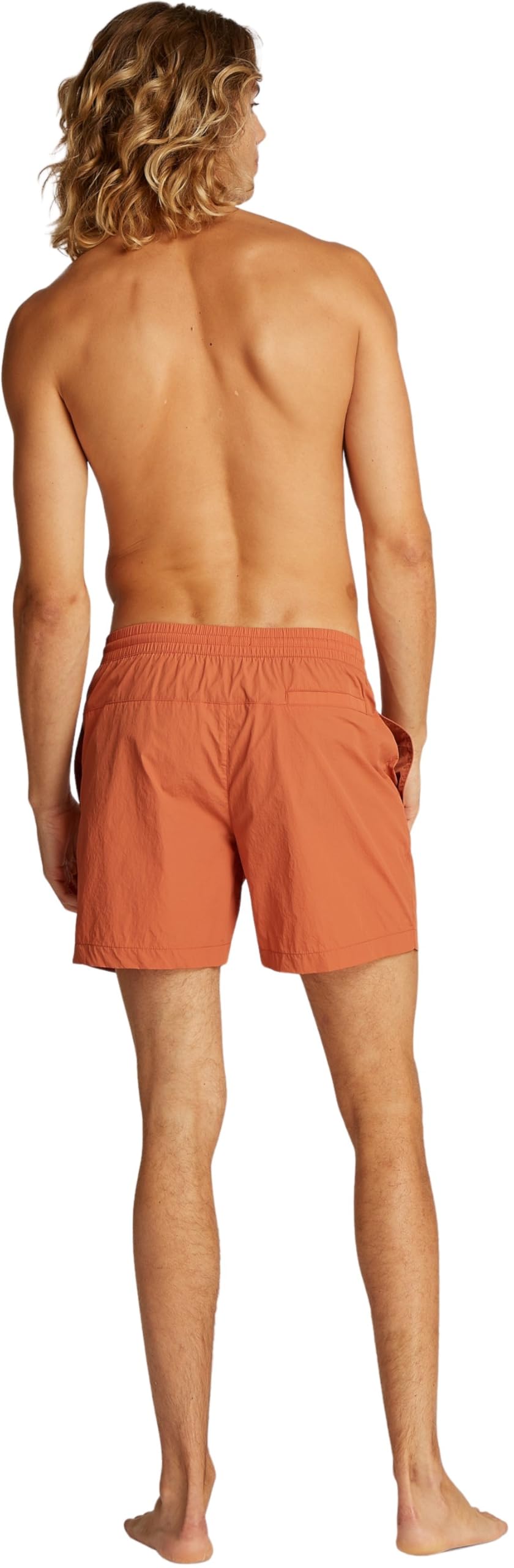 Calvin Klein Bañador para Hombre Medium Drawstring Pernera Media