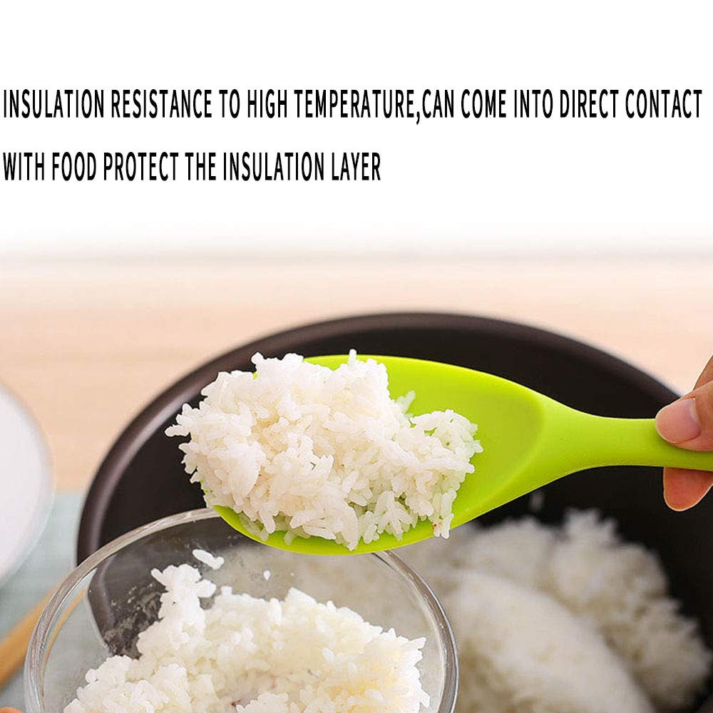 4x KSENDALO Silicone Rice Paddle, Potato, Server Spoon - View #5