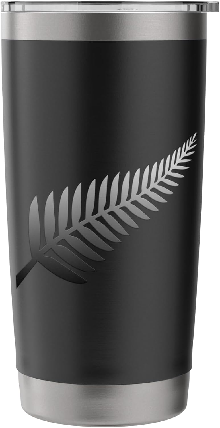 NZ Kiwi Silver Fern Travel Mug For New Zealand Stainless Steel Insulated Tumbler image 3