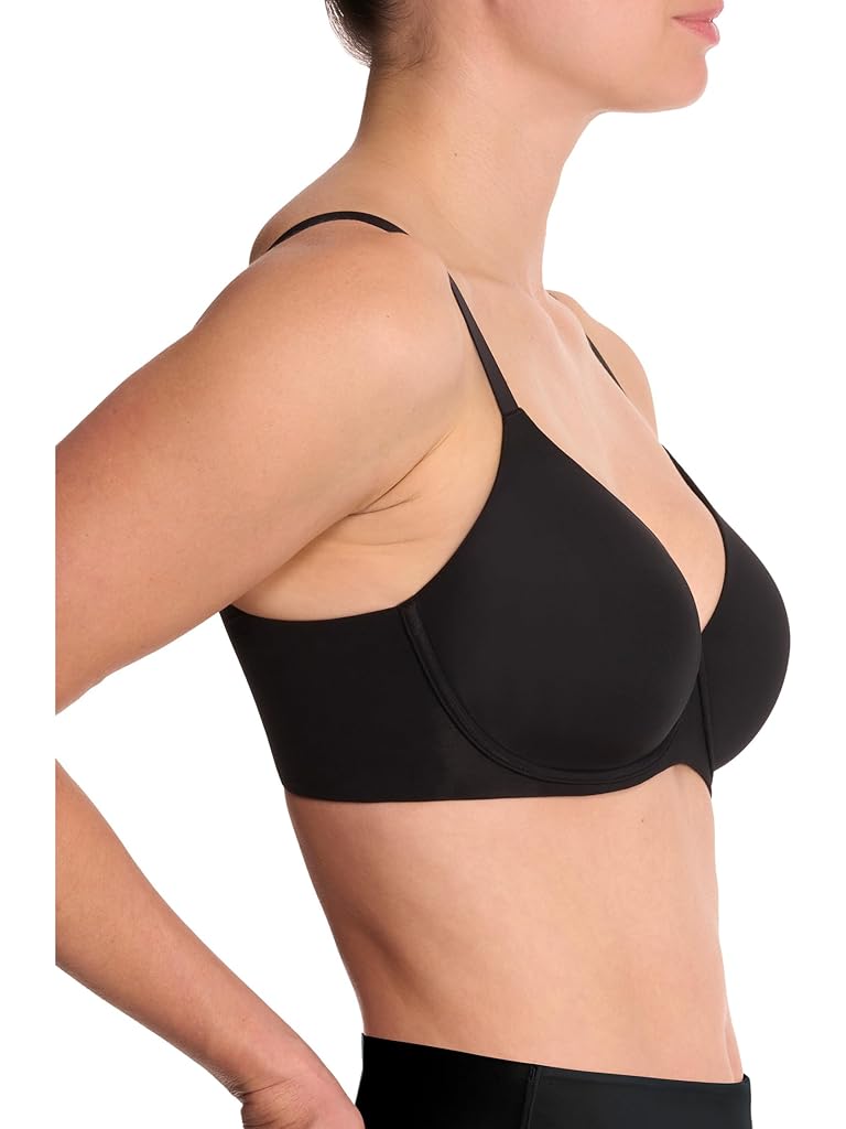 Black Natori Cloud Comfort Back Smoothing T-Shirt Bra