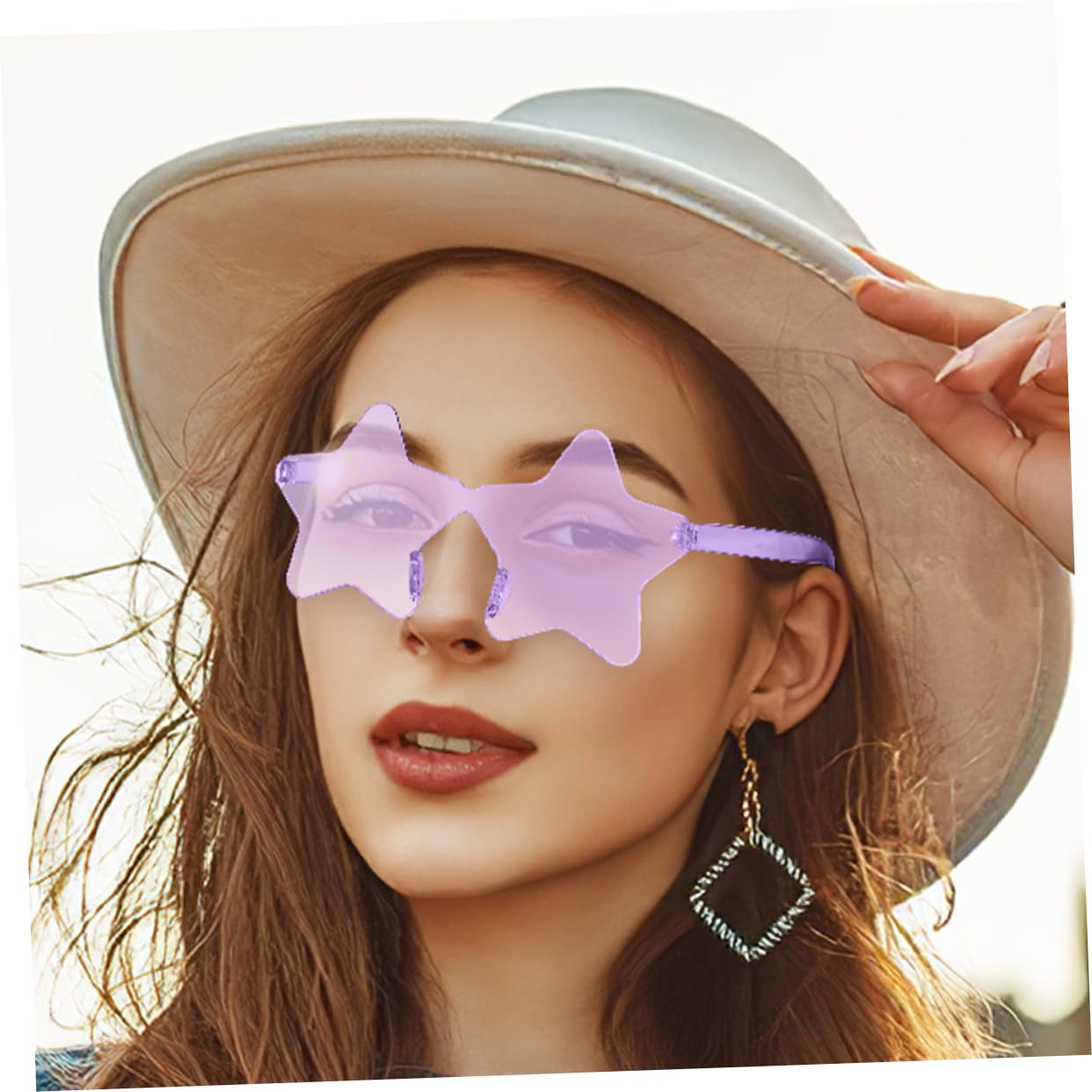 24piezas Gafas Divertidas De Accesorios Coloridos Para Cumpleaños y Celebraciones Lentes Sin Marco Adultos