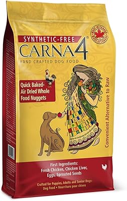 CARNA4 Hand Crafted Dog Food, 13-Pound, Chicken