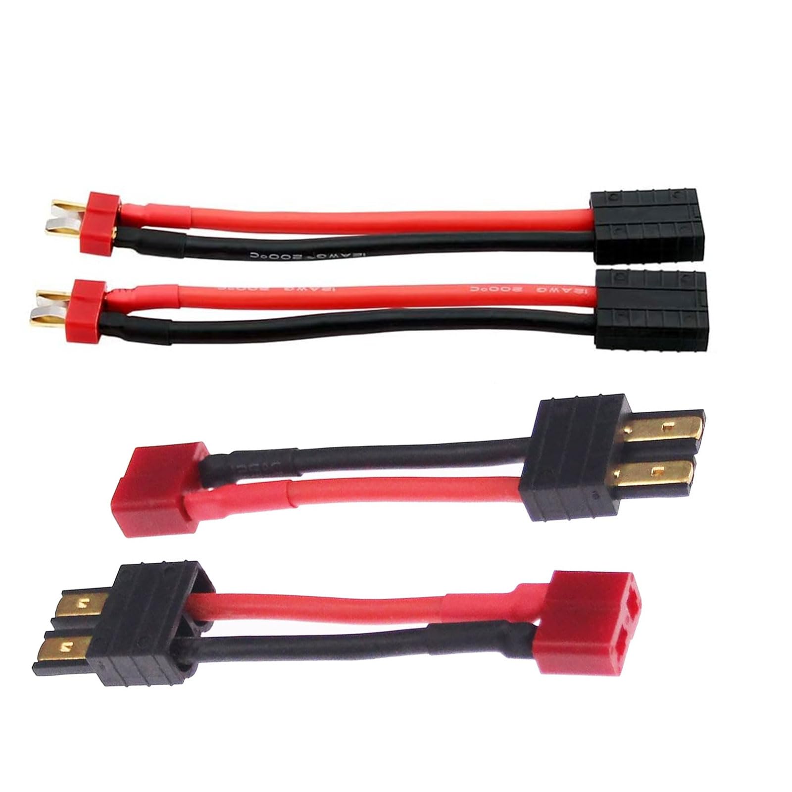 Conectores TRX a Deans con cable 12 AWG que evitan pérdidas de energía 4