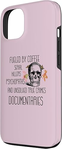 Vista 14 de Funda para iPhone 11 Coffee Serial Killers Psychopaths and Unsolved True Crimes