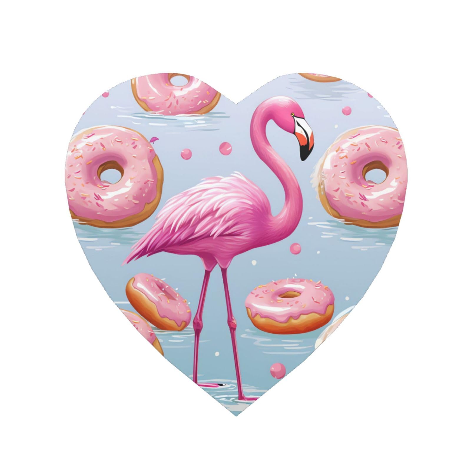 Flamingo and Donuts Fridge Magnets Cute Strong Refrigerator Magnets Fun Magnet for Locker Office Whiteboard Decor, Door Magnets Decorative Magnetic Stickers for Home Decor