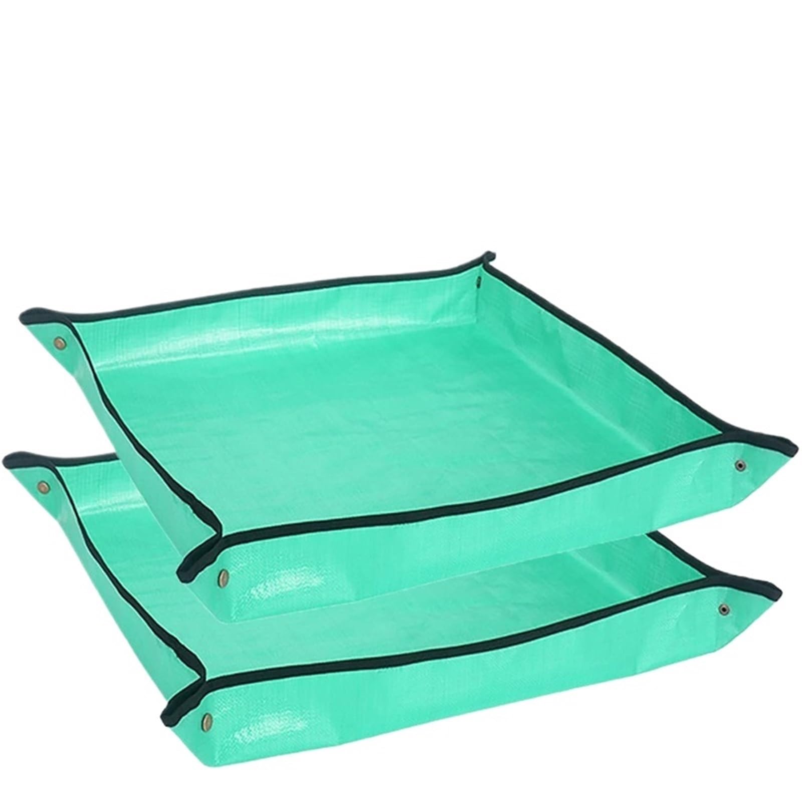 HUWOYG 2PCS Waterproof Gardening Planting Mat Garden Potting Pad For Flowerpot Transplanting, Foldable Plants Tools For Indoor Garden(68x68CM)