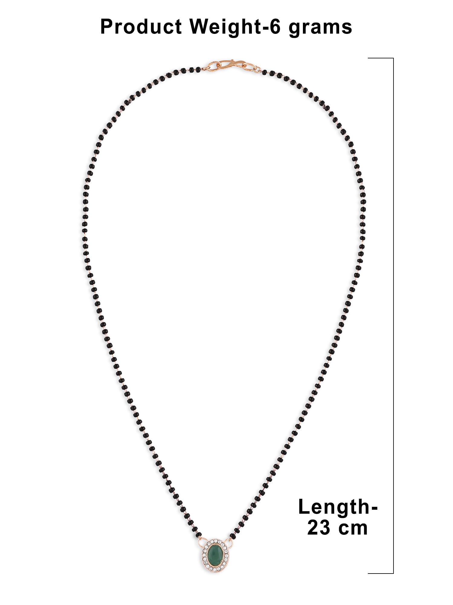 Austrian Diamonds & Beads Mangalsutra-ZPFK16909