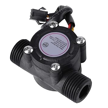 Water Flow Meter, Water Flow Sensor High Precision for Home for Industry