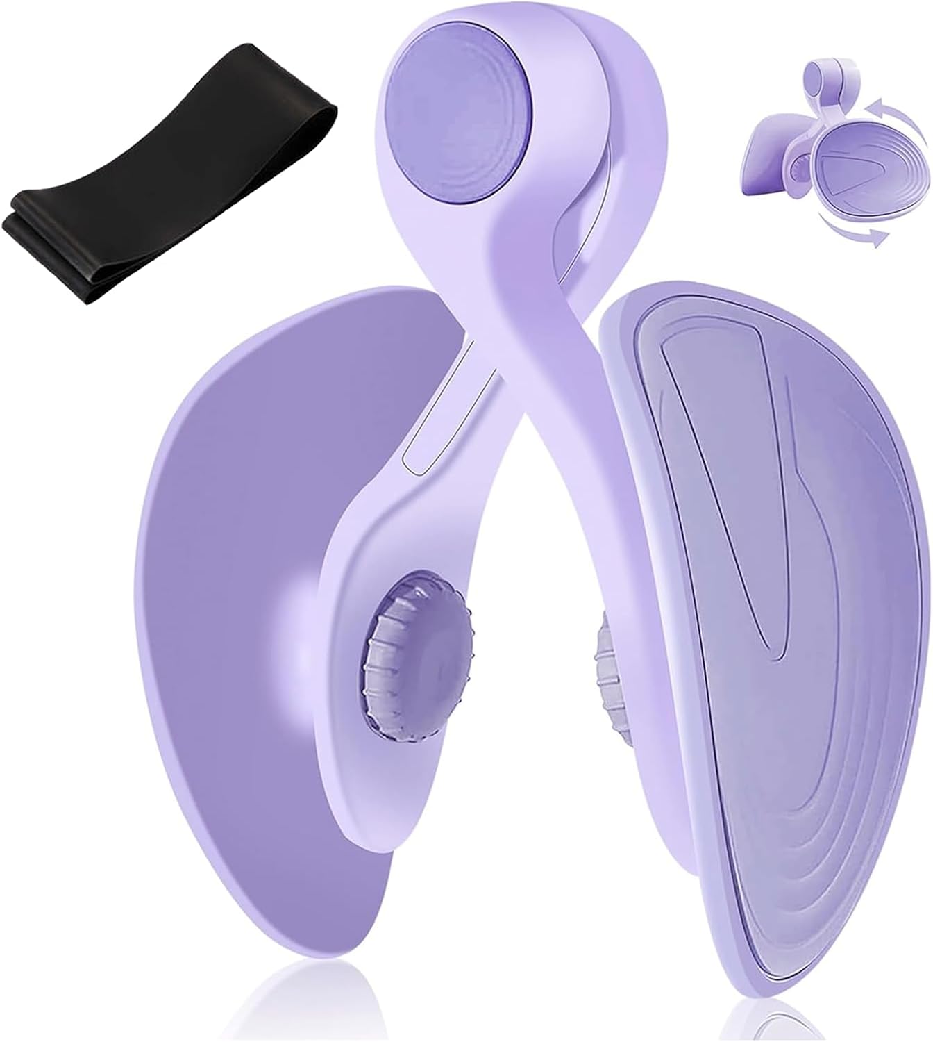 Adductor & Pelvic Floor Muscle Trainer, Butt Trainer, Butt Lifter with Band, Multifunctional Fitness Equipment, Anti-Slip Design, Easy & Convenient Thigh Tightening, Weight Loss Support,