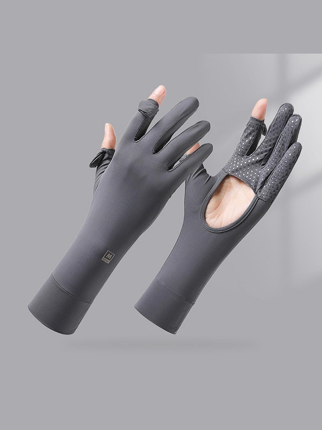 YiZYiF Women Mittens Non-slip Touch Screen Driving Gloves Breathable Non Slip Sunscreen Hand Covers for Going Out