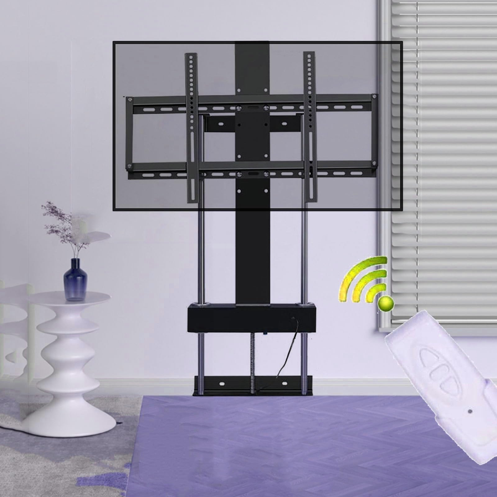 自動テレビ昇降機 CR-PL24BK【60型～86型対応 電動上下昇降液晶・プラズマディスプレイ