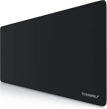 TITANWOLF XXL Speed Gaming Mouse Pad - Mouse Mat 900 x 400 x 3 mm - XXL mousepad - table mat size large - دقة وسرعة محسنة - قاعدة مطاطية لقبضة مستقرة أسطح ناعمة - عدم الانزلاق