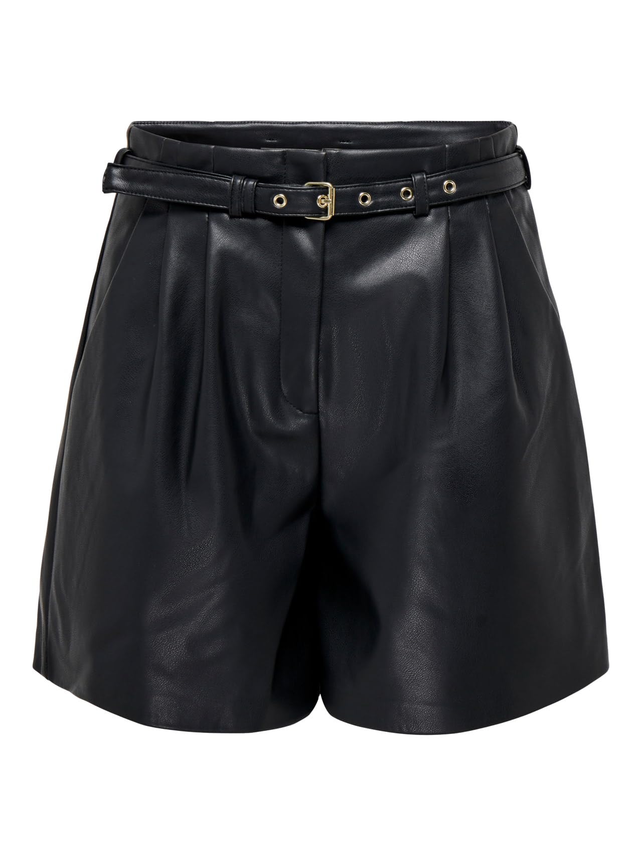 ONLY Faux Leather Shorts ONLHEIDI Mid Waist Regular Fit Faux Leather Shorts