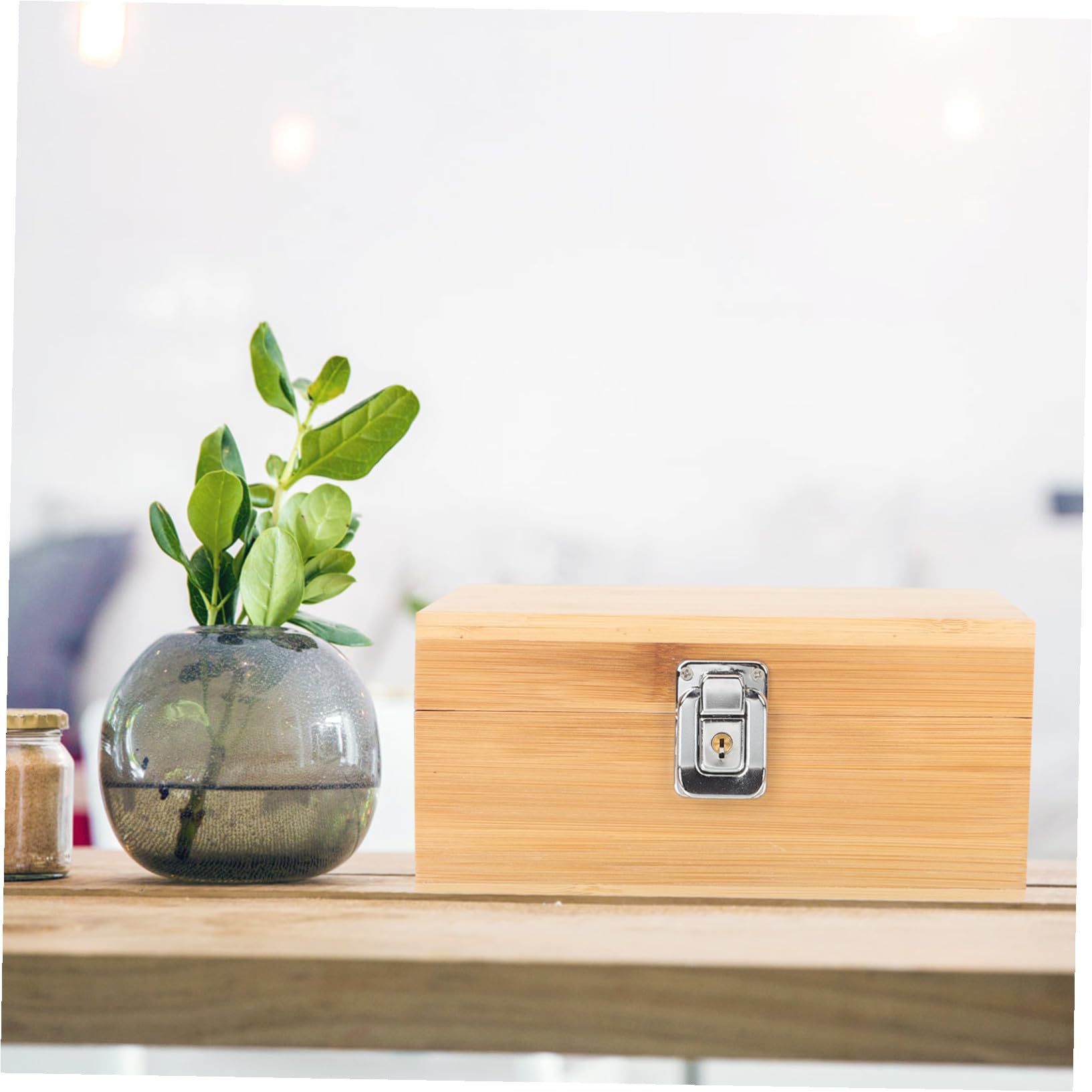 Scatola Porta Sigari da Viaggio in Legno Multifunzionale, Custodia Compatta per Mantenere Freschi i Sigari, Design Moderno e Pratico per Uso Portatile