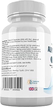 Alpha Stream+ Prostate Support Formula | Men's Daily Food Supplement | Supports Prostate Health, Healthy Blood Flow & Bladder Function | 60 Capsules | Made in UK